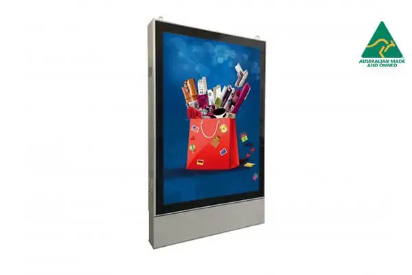 Aurora POSTAR outdoor LED display — high-brightness OOH panel