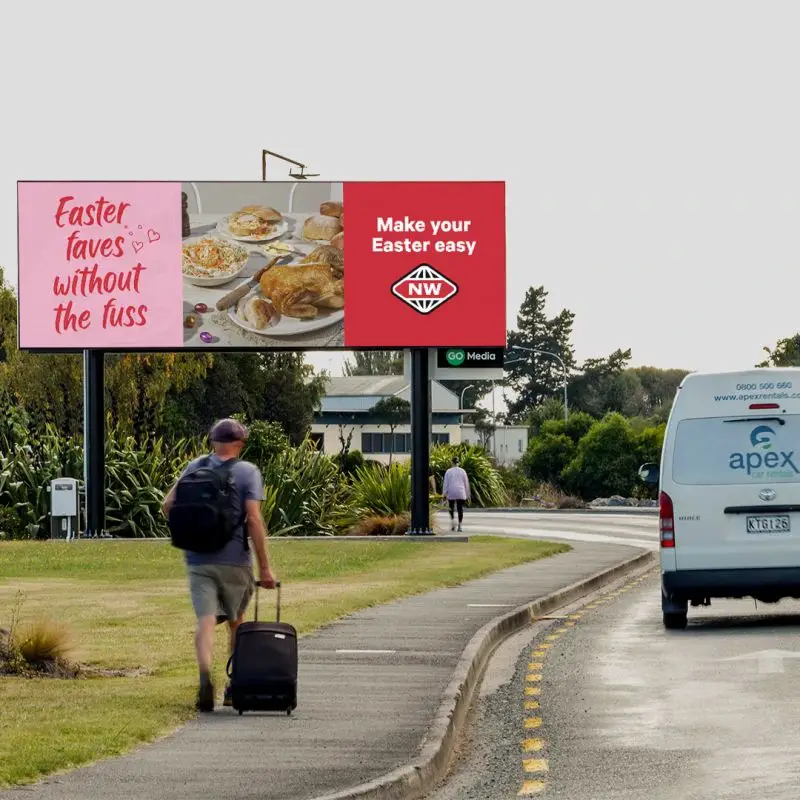 Aurora LED billboard installation — high-visibility outdoor display
