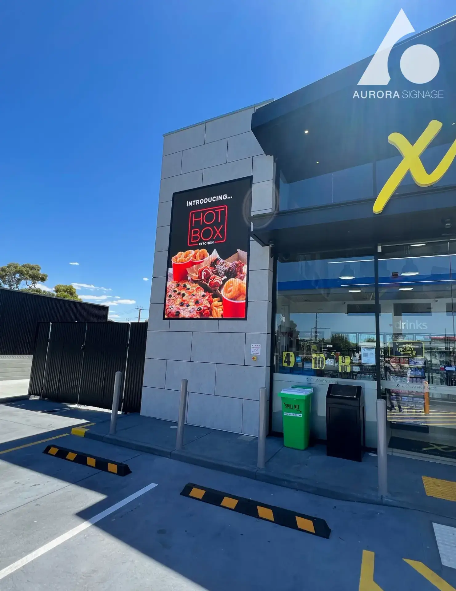 Aurora LED signage application