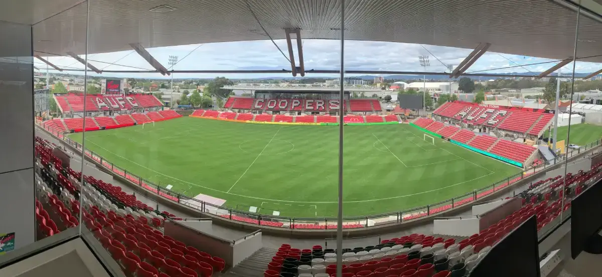 Stadium LED entry screens and signage