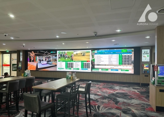 Aurora indoor LED videowall in auditorium setting