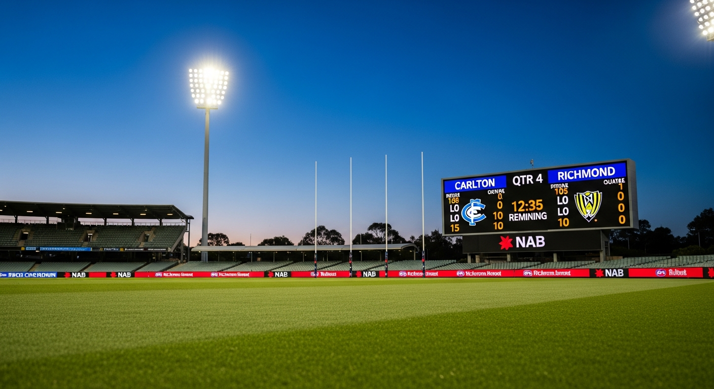 Southport Sharks — community stadium scoreboard and perimeter ribbon