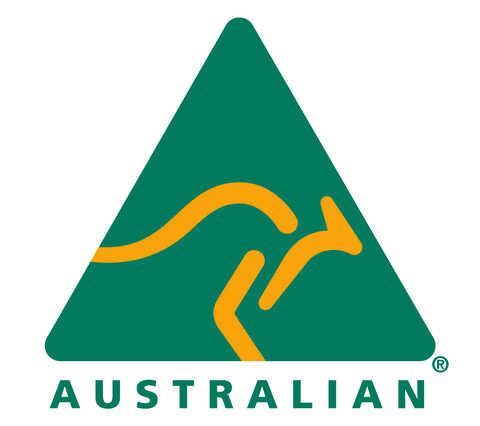 Australian Made — green-and-gold kangaroo trustmark