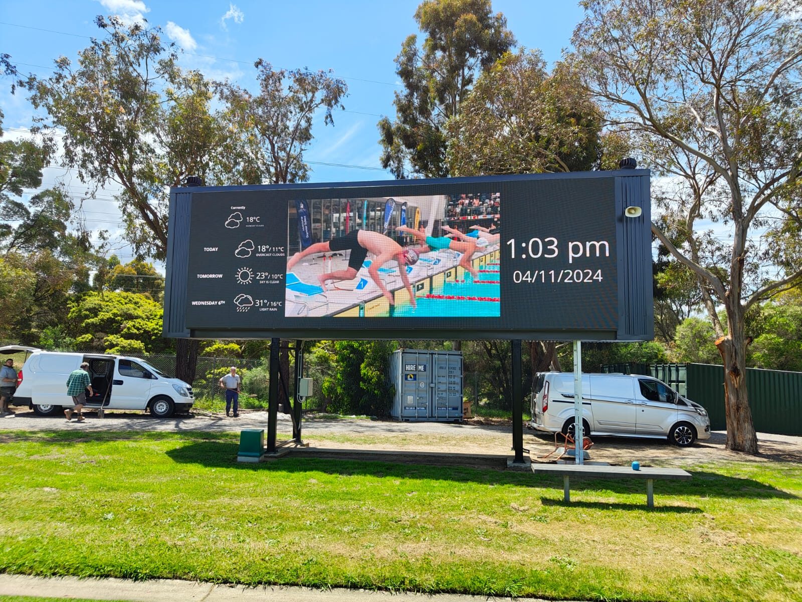 Caulfield Grammar — Wheelers Hill — Aurora LED scoreboard installation