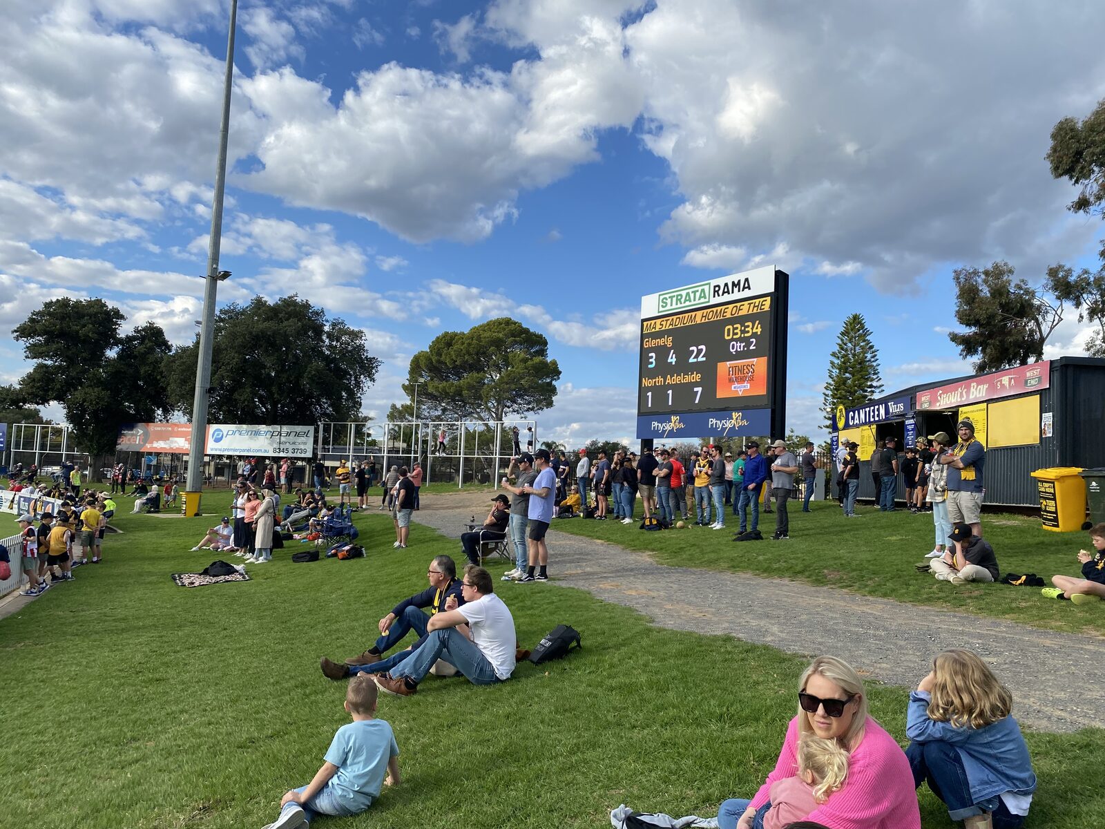 Glenelg Oval — ACH Group Stadium — Aurora LED scoreboard installation